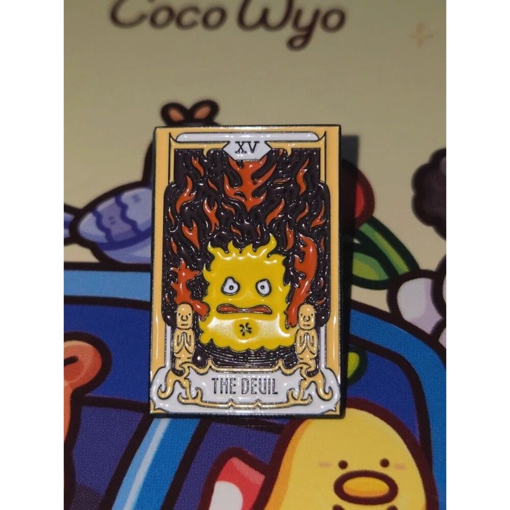 Studio Ghibli calcifer Disney enamel pin Howl's Moving Castle Sophie